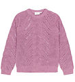 The New Blouse - Knitted - TnJiva - Lavender Herb w. Glitter