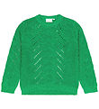 The New Blouse - Knitted - TnJiva - Bright Green w. Glitter