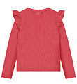 The New Bluse - Rib - TnFarah - Geranium m. Glitzer