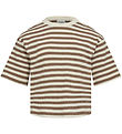 Sofie Schnoor T-shirt - Rib - Mellan Brown