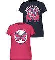 Name It T-shirt - NkfBeate - 2-Pack - Rethink Pink/Dark Sapphire