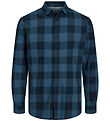 Jack & Jones Shirt - Noos - JjEgingham - Ensign Blue/Checks