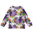 Småfolk Blouse - Cream w. Rabbits and Flowers