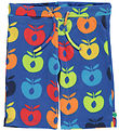 Småfolk Swim Trunks - UV50+ - Blue Lolite w. Retro Apples