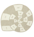 OYOY Hamper rug - Nautilus - 112x100 cm - Clay/Off White