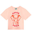 Kenzo T-shirt - Veiled Pink w. Elephant
