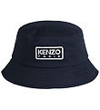 Kenzo Bucket Hat - Marinbl m. Vit
