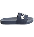 BOSS Flip Flops - Navy w. White