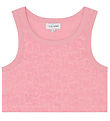 Little Marc Jacobs Top - Cropped - Pink Washed w. Terrycloth