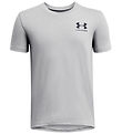 Under Armour T-shirt - B Sport Style Left Chest - Against Gray