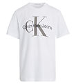 Calvin Klein T-paita - Monogrammi - Bright White