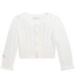 Polo Ralph Lauren Cardigan - Cropped - Knitted - Deckwash White