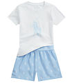 Polo Ralph Lauren T-Shirt/Shorts - Elite Blue/Wit m. Logo's