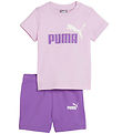 Puma Set - T-shirt/Shorts - Minicats - Grape Mist