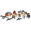 Wild Republic Toy Figurine - Nature Tube Scarf - 18 pcs - Threat