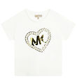 Michael Kors T-shirt - White w. Gold