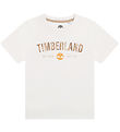 Timberland Stuttermabolur - Hvítt