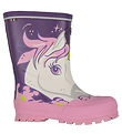 Viking Bottes en Caoutchouc - Jolly - Violet/Multi av. Licorne