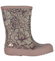 Viking Rubber Boots - Indie - Dusty Pink/Cream w. Flowers