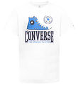 Converse T-Shirt - Schriftzug Sneakers - Wei