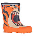 Viking Rubber Boots - Jolly - Orange/Multi w. Tiger