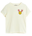 Mini Rodini T-shirt - Medal - White