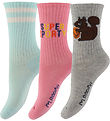 Mini Rodini Socken - 3er-Pack - Super Sportlich - Multi