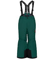 LEGO Wear Ski Pants w. Suspenders - LWPowai 708 - Dark Green