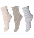 MP Chaussettes - Rib - 3 Pack - Light Brown Mlange