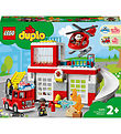 LEGO DUPLO - La caserne et l?hlicoptre des pompiers 10970 -