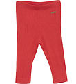 Minymo Leggings - Rib - Tómatmauk