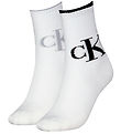 Calvin Klein Sukat - 2 kpl - Yksi koko - Naisten - Valkoinen/Mus