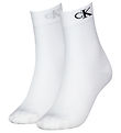 Calvin Klein Socks - 2-Pack - One Size - Womens - White/Black