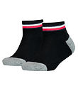 Tommy Hilfiger Socks - 2-Pack - Black w. Grey