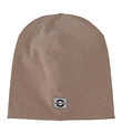 Mikk-Line Beanie - 2-layer - Warm Taupe w. Glitter