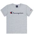 Champion T-paita - Crewneck - Uusi Oxford Grey Melange
