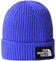 The North Face Beanie - Knitted - Box Logo - Solar Blue