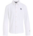 Tommy Hilfiger Chemise - Monogramme extensible - Blanc