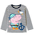 Name It Blouse - NmmMister Peppa Pig - Jet Stream