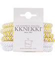 Bandeaux à Cheveux Elastiques Kknekki - Mince - 6 Pack - Jaune/B