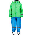 Didriksons Rainwear w. Suspenders - PU - Slaskeman - Frog Green