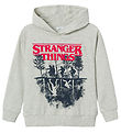 Name It Sweat  Capuche - NkmFinny tranger Things - Light Grey 