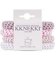 Kknekki Elastics - 4-Pack - Pink/White