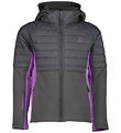 Didriksons Softshell Jacket w. Thermo - Carnation - Coal Black