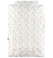 Nrgaard Madsens Bedding - Baby - White w. Little Panda/Leaves