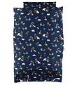 Nrgaard Madsens Bedding - Baby - Navy w. Safari Animal