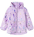 Name It Lightweight Jacket - NmfMaxi - Orchid Bloom w. Seahorses