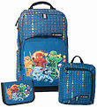 LEGO Ninjago School Bag Set - Optimo - Blue w. Print