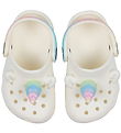 Crocs Sandals - Classic+ Rainbow Unicorn Clog T - Chalk