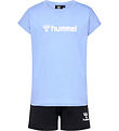 Hummel Shorts/T-Shirt - hmlNova - Hortensie